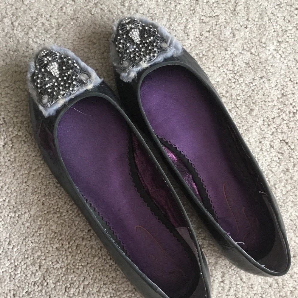 Poetic Licence gunmetal flats
